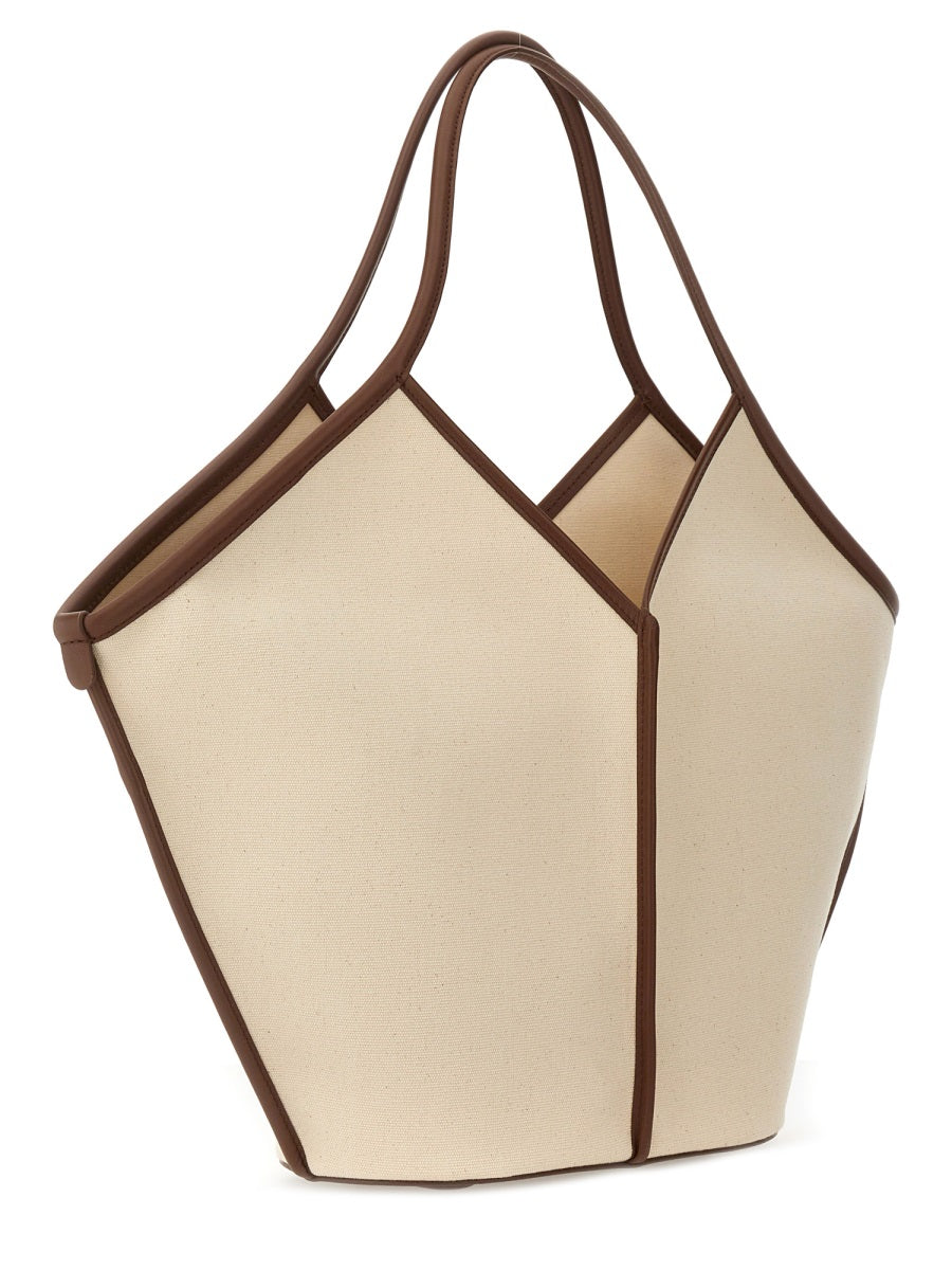Hereu Calella Shoulder Bag — Beige Organic Cotton