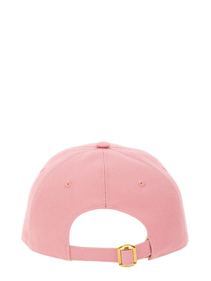 Valentino Garavani 6w2hda41wgj_9mu Baseball Cap — Pink Cotton Caps