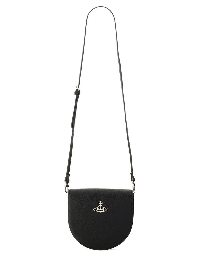 Vivienne Westwood Shoulder Bag — Black Polyurethane