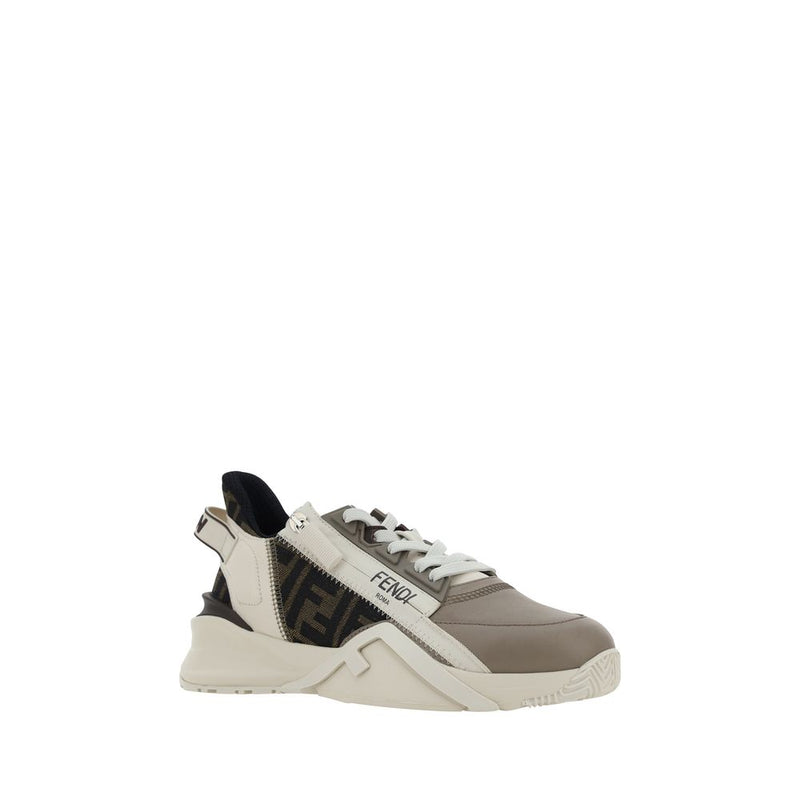 Brown Calf Leather Bos Taurus Athletic Sneakers