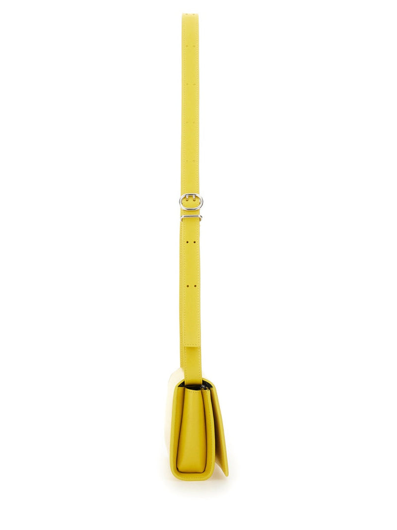Jil Sander All-Day Shoulder Bag — Yellow Leather