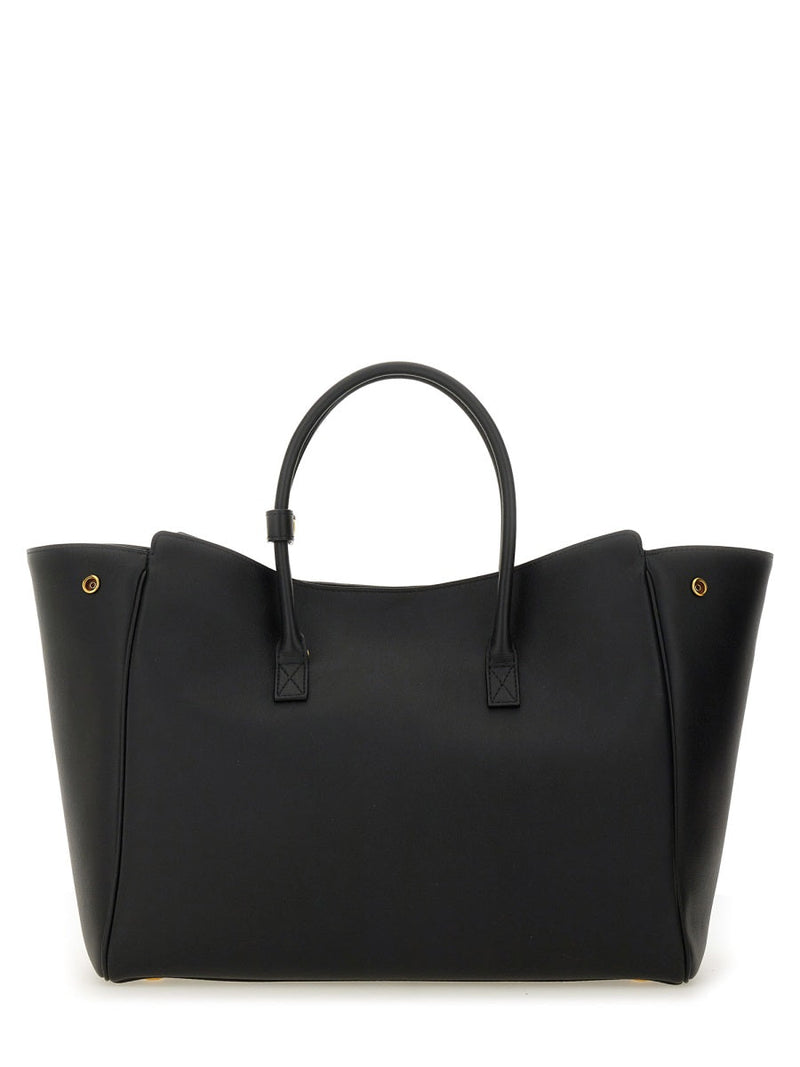Balenciaga Domesticated Calf Leather Shoulder Bag — Black