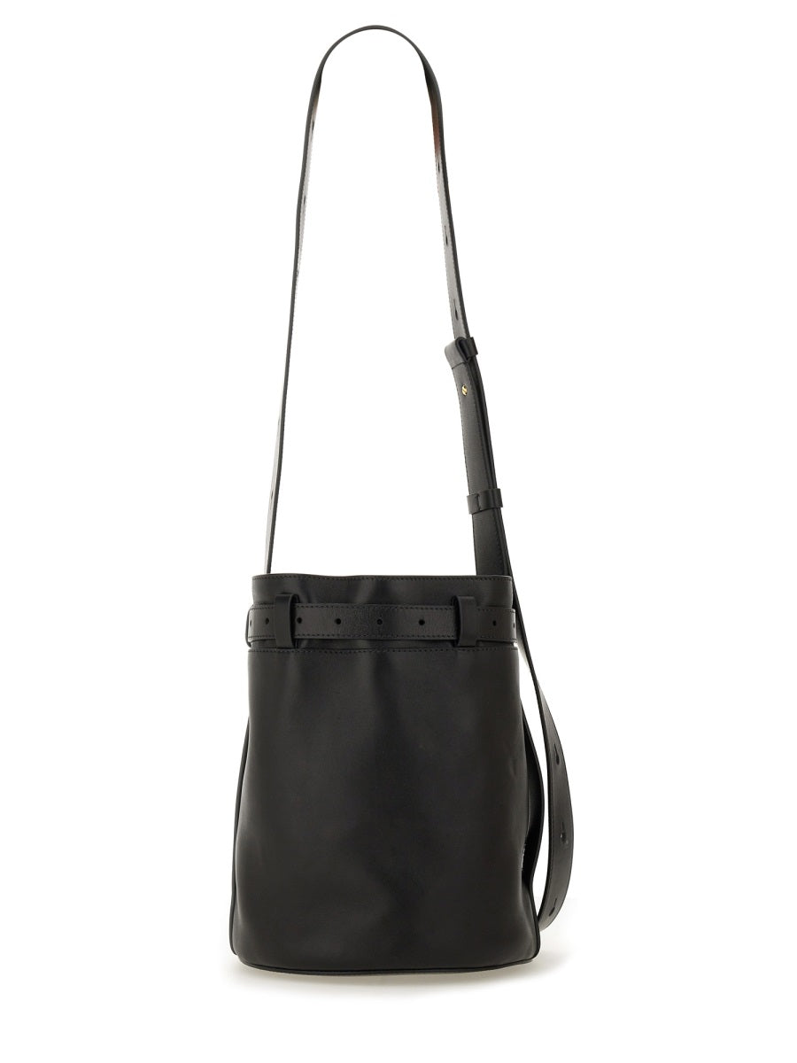 Moschino Bucket Bag — Black Polyamide