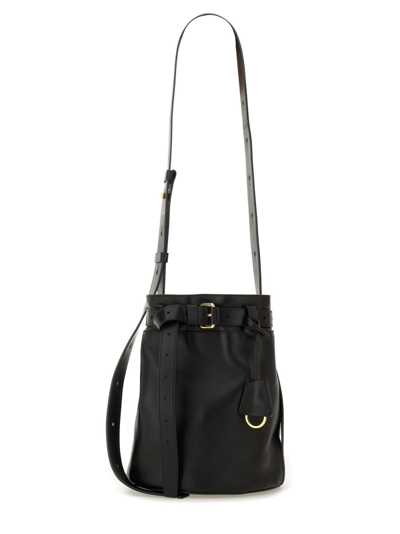 Moschino Bucket Bag — Black Polyamide