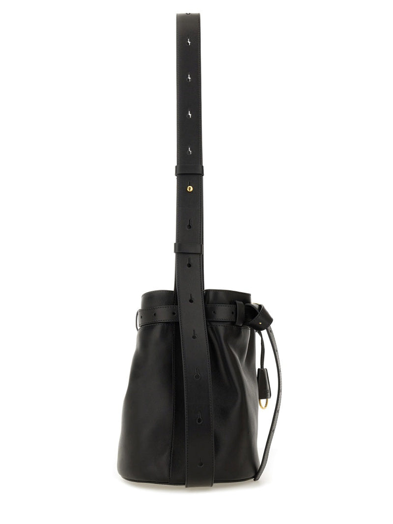 Moschino Bucket Bag — Black Polyamide