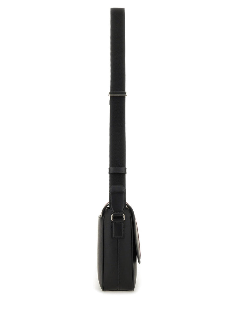 Bally Mythos Shoulder Bag — Black Recycled Bovine Leather