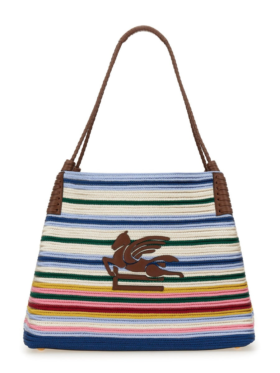 Etro Libra Shoulder Bag — Multicolor Viscose