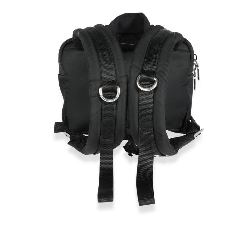 Prada Black Tessuto Pocket Nylon Technical Backpack Fabric Handbag