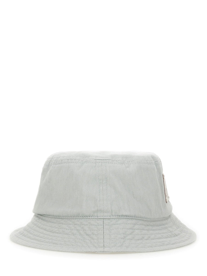 Vivienne Westwood 81020009_w016ep402 Bucket Hat — White Cotton
