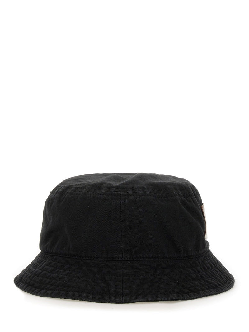 Vivienne Westwood 81020009_w016en401 Bucket Hat — Black Cotton