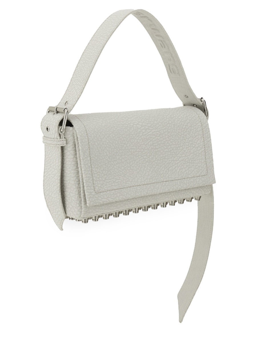 Alexander Wang Cotton Canvas Shoulder Bag — White