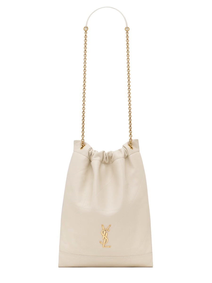 Saint Laurent Shoulder Bag — Ivory Main: Lamb