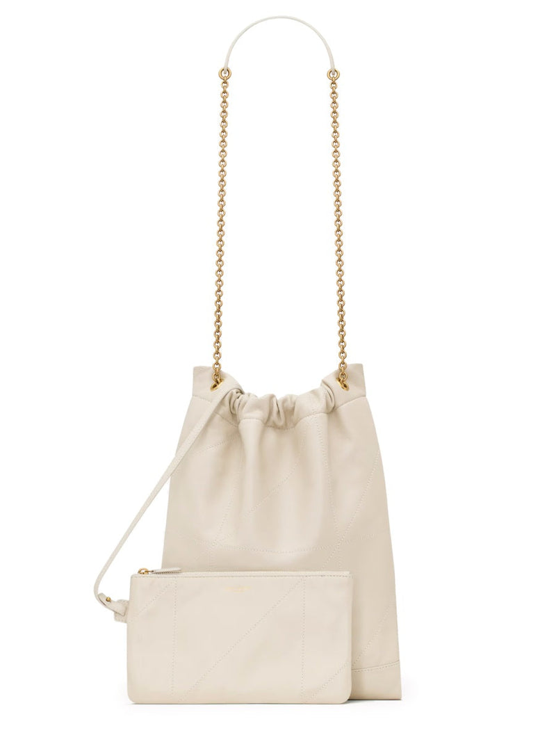 Saint Laurent Shoulder Bag — Ivory Main: Lamb