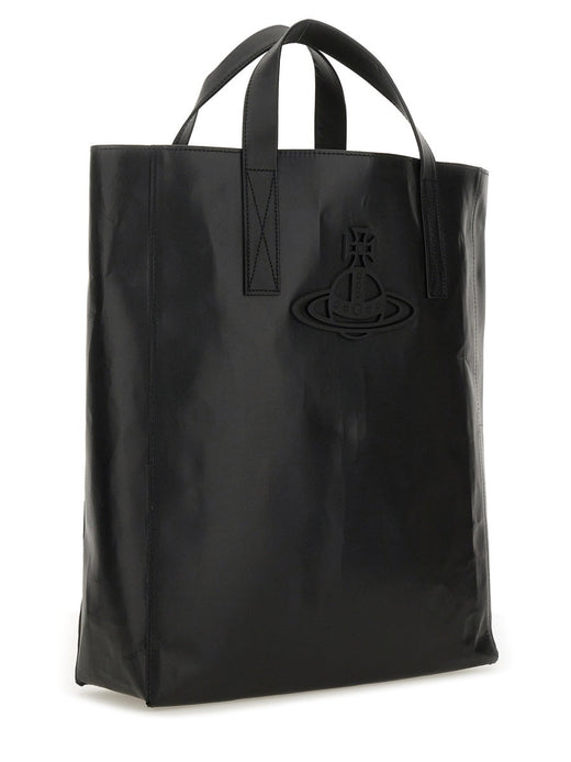 Vivienne Westwood Tote Bag — Black Cow Leather