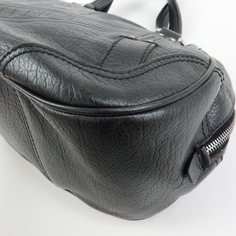 Celine Macadam Leather Black Bag