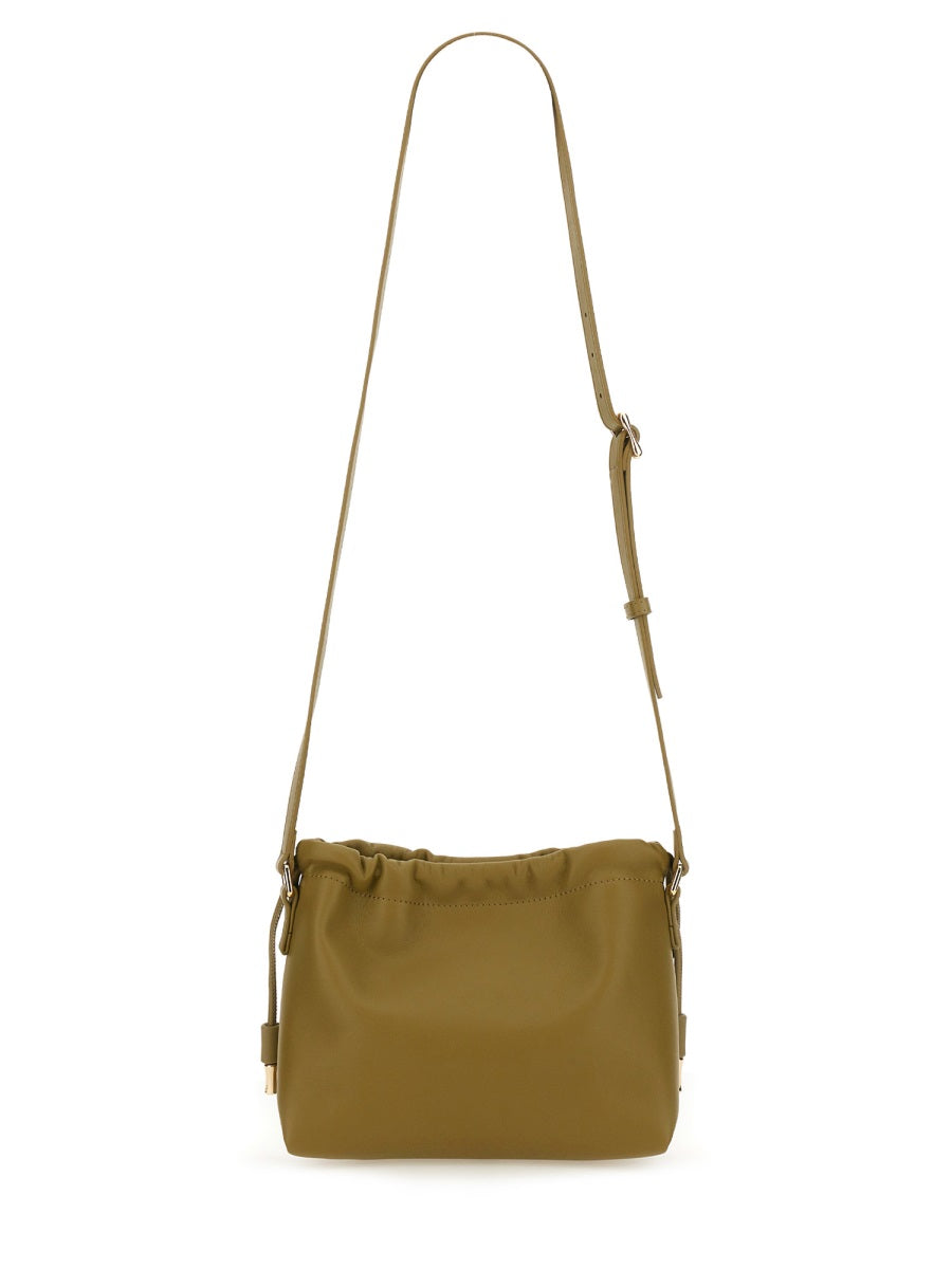 A.p.c. Mini Ninon Shoulder Bag — Green Polyurethane