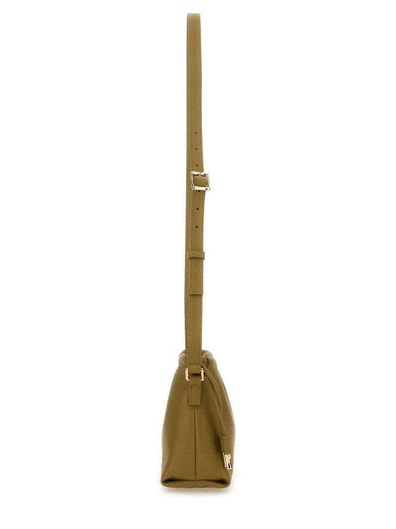 A.p.c. Mini Ninon Shoulder Bag — Green Polyurethane