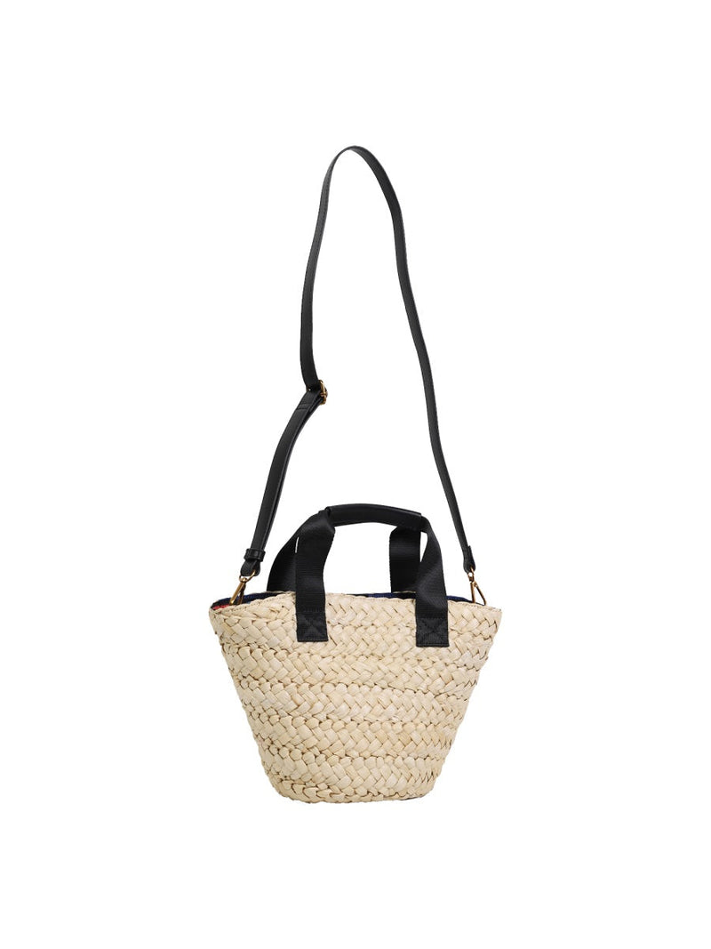 Sonia Rykiel Woven Straw Top Handle Bag — Multicolor