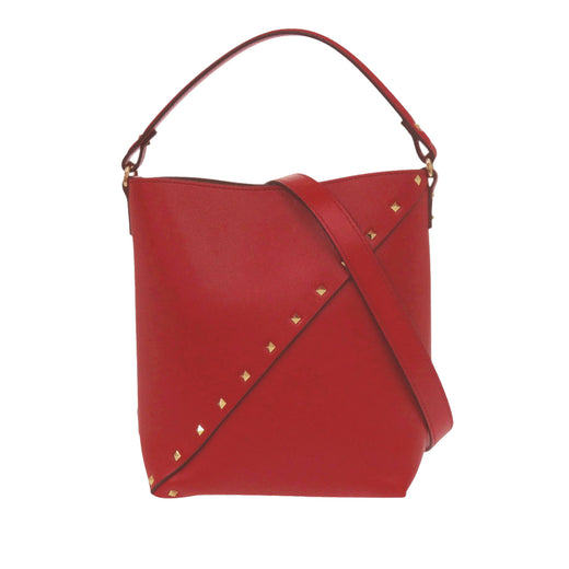 Leather Rockstud Wispy Bucket Bag - Image 1
