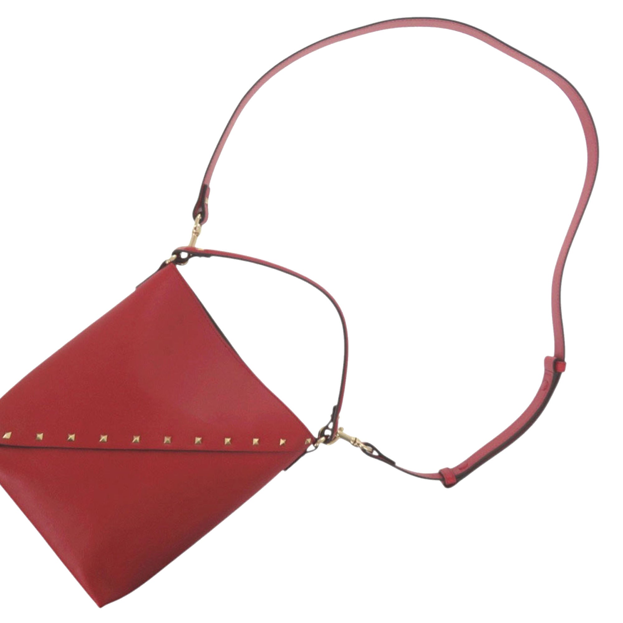 Leather Rockstud Wispy Bucket Bag - Image 13