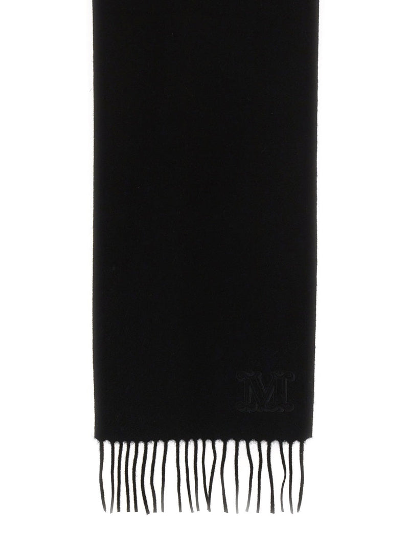 Max Mara Scarf — Black Cashmere (capra Hircus Scarfs