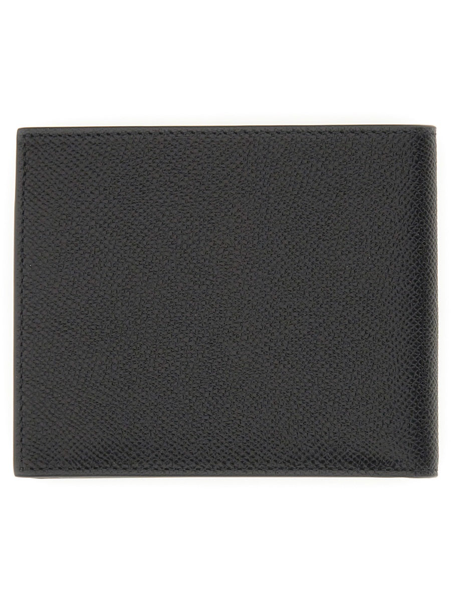 Ferragamo Gancini Wallet — Black Calf