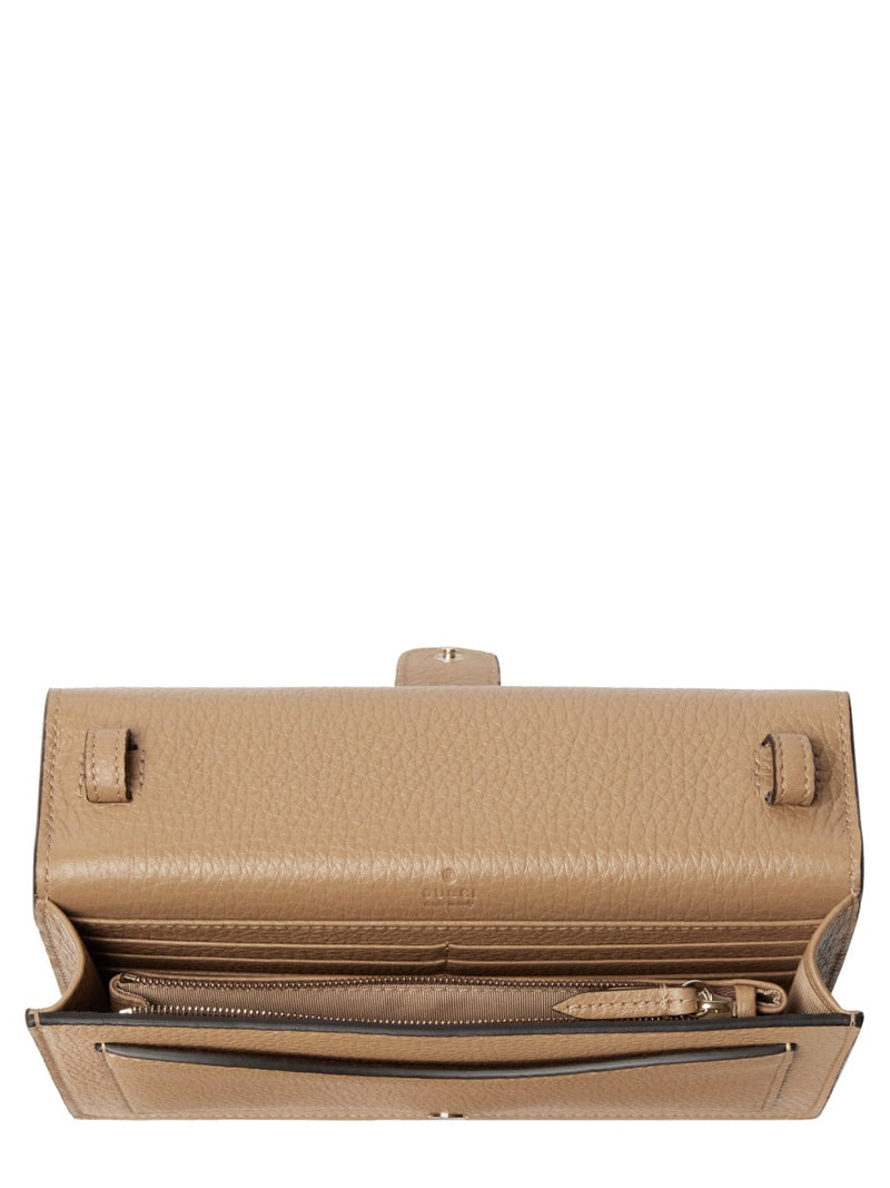 Gucci Dionysus Wallet — Beige Calf Skin & Purses