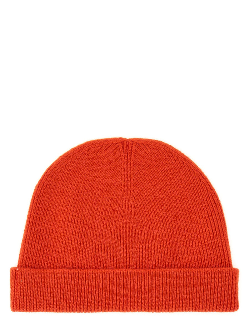Jil Sander J47zz0130_j14773626 Wool Blend Beanie — Orange Beanies