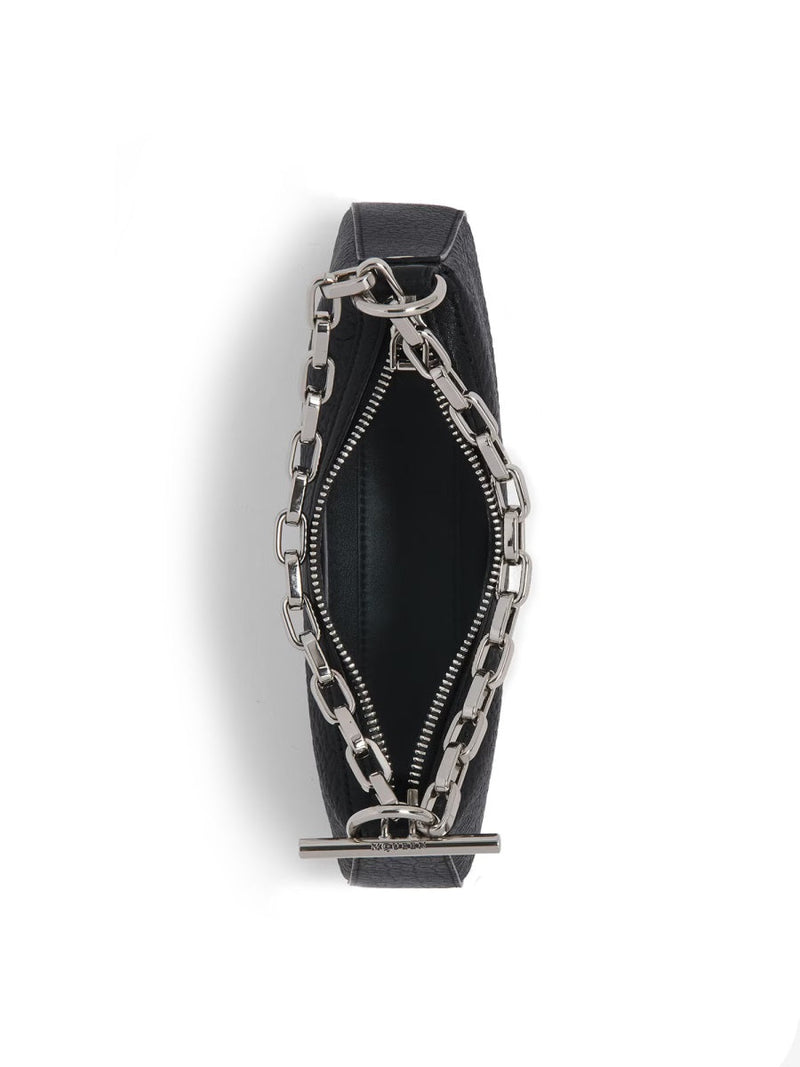 Alexander Mcqueen Clutch — Black Main: Calf Skin