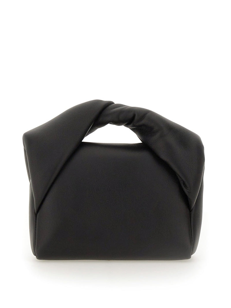 Jw Anderson Twister Shoulder Bag — Black
