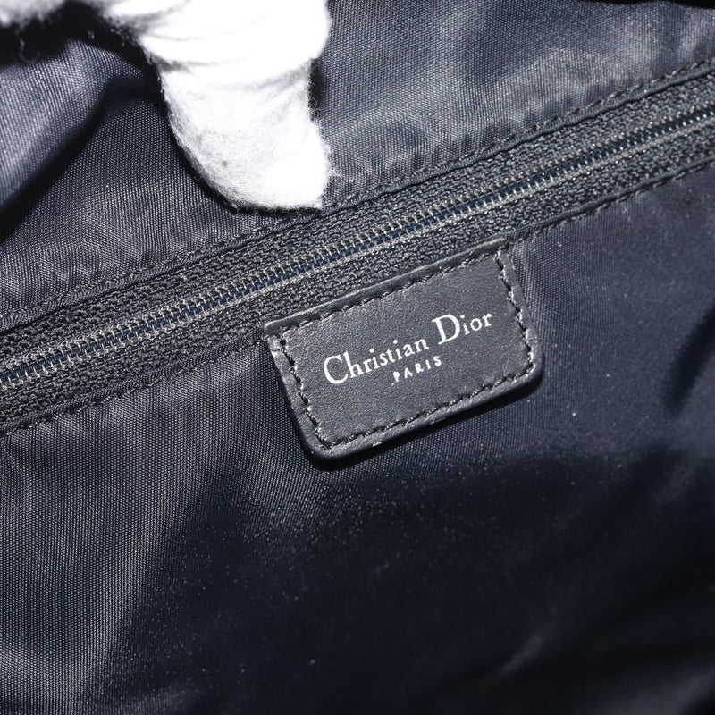 Christian Dior Vintage Trotter Messenger Diorissimo Canvas Black