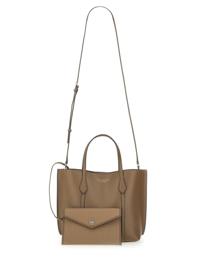 Tory Burch Perry Shoulder Bag — Brown Leather
