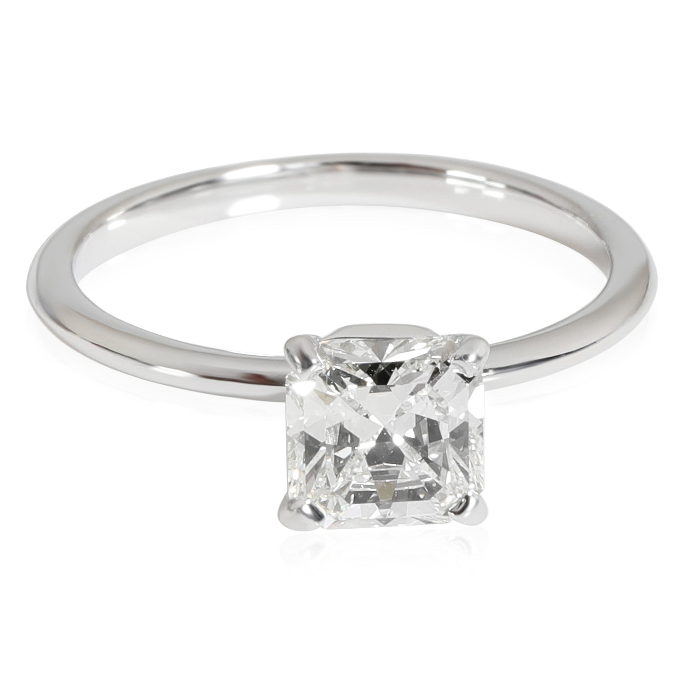 Tiffany & Co. 1.01 Ct Cut Cornered Square Mixed Diamond True Engagement Ring 950