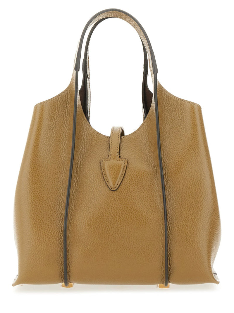 Tods Calf Leather Mini Bag — Beige