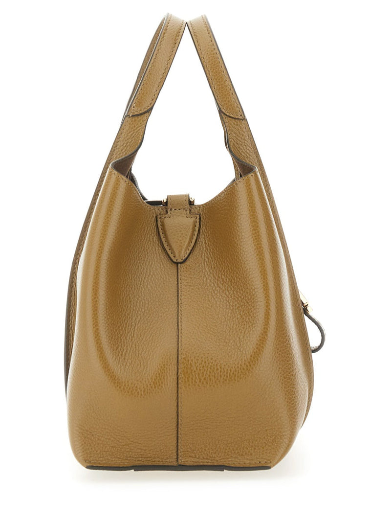 Tods Calf Leather Mini Bag — Beige