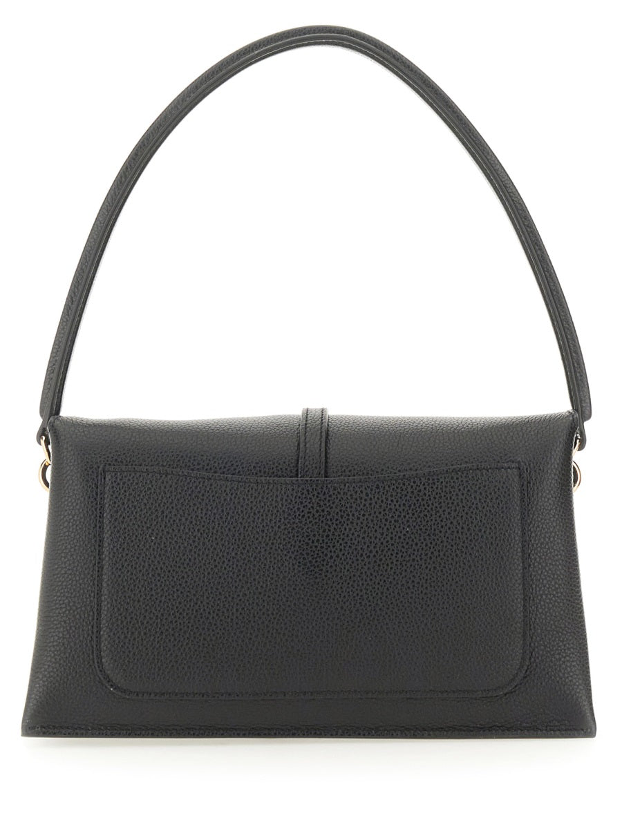 Tods Shoulder Bag — Black Calfskin