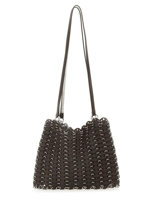 Rabanne Shoulder Bag — Brown Leather
