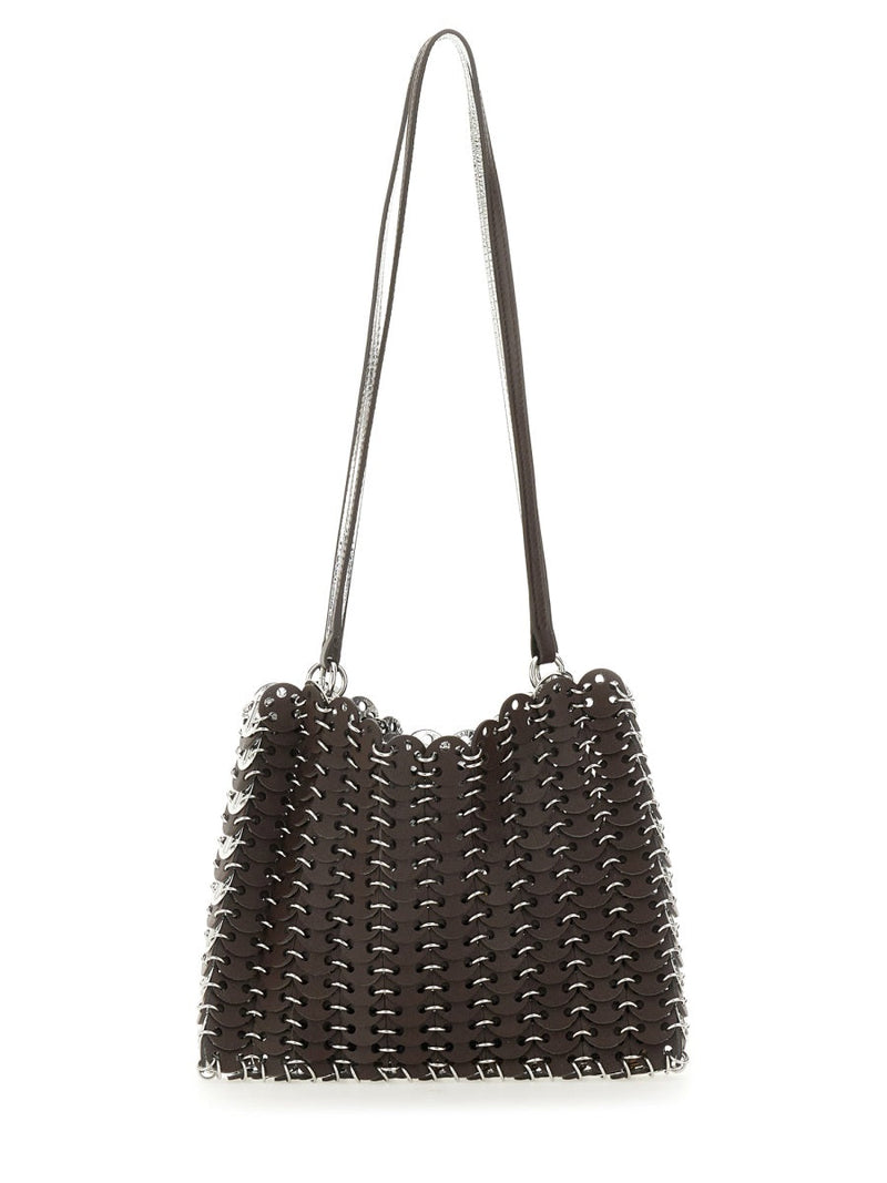 Rabanne Shoulder Bag — Brown Leather