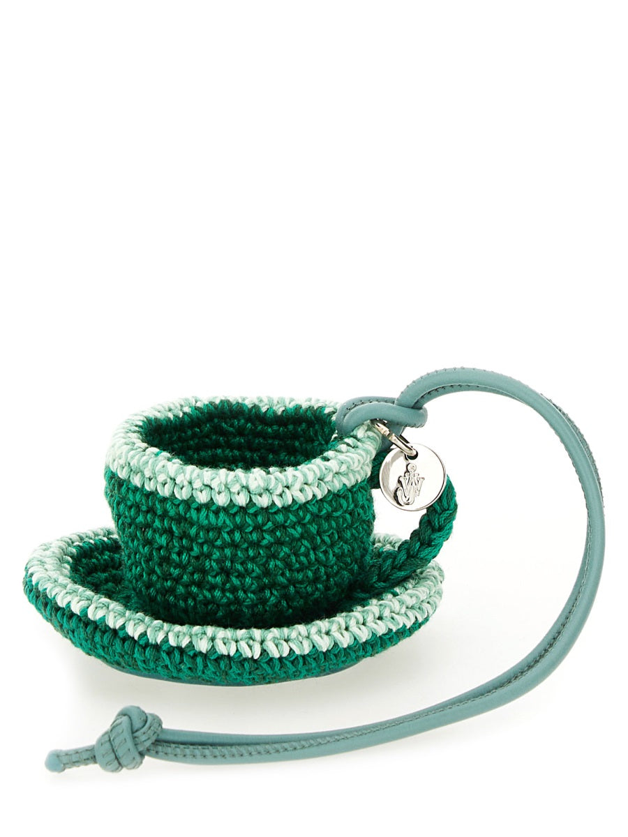 Jw Anderson Cotton Canvas Top Handle Bag — Green