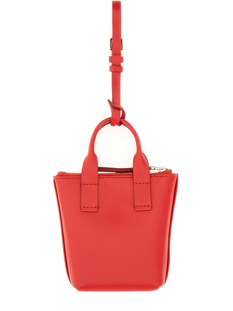 Dolce & Gabbana Red Leather Charm — Wallet