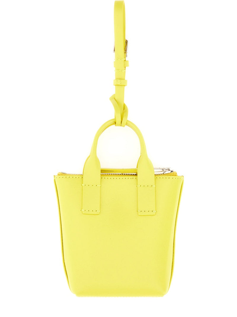 Dolce & Gabbana Leather Charm Mini Bag — Yellow