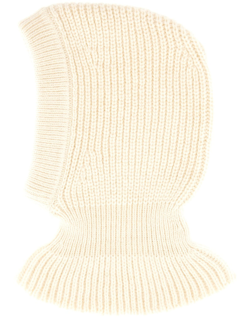 Lemaire Ac1227_lk1028wh048 Wool And Alpaca Blend Winter Hat — Ivory Acrylic