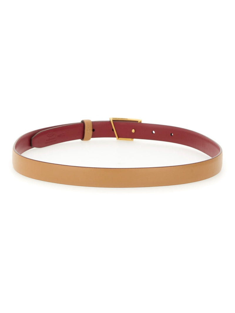 Tods Belt — Beige Leather