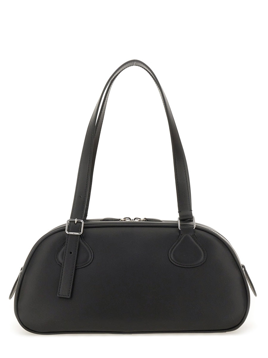 Courrèges Shoulder Bag — Black Main Material: Calf Leather