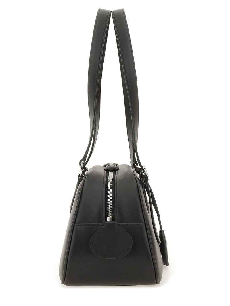 Courrèges Shoulder Bag — Black Main Material: Calf Leather