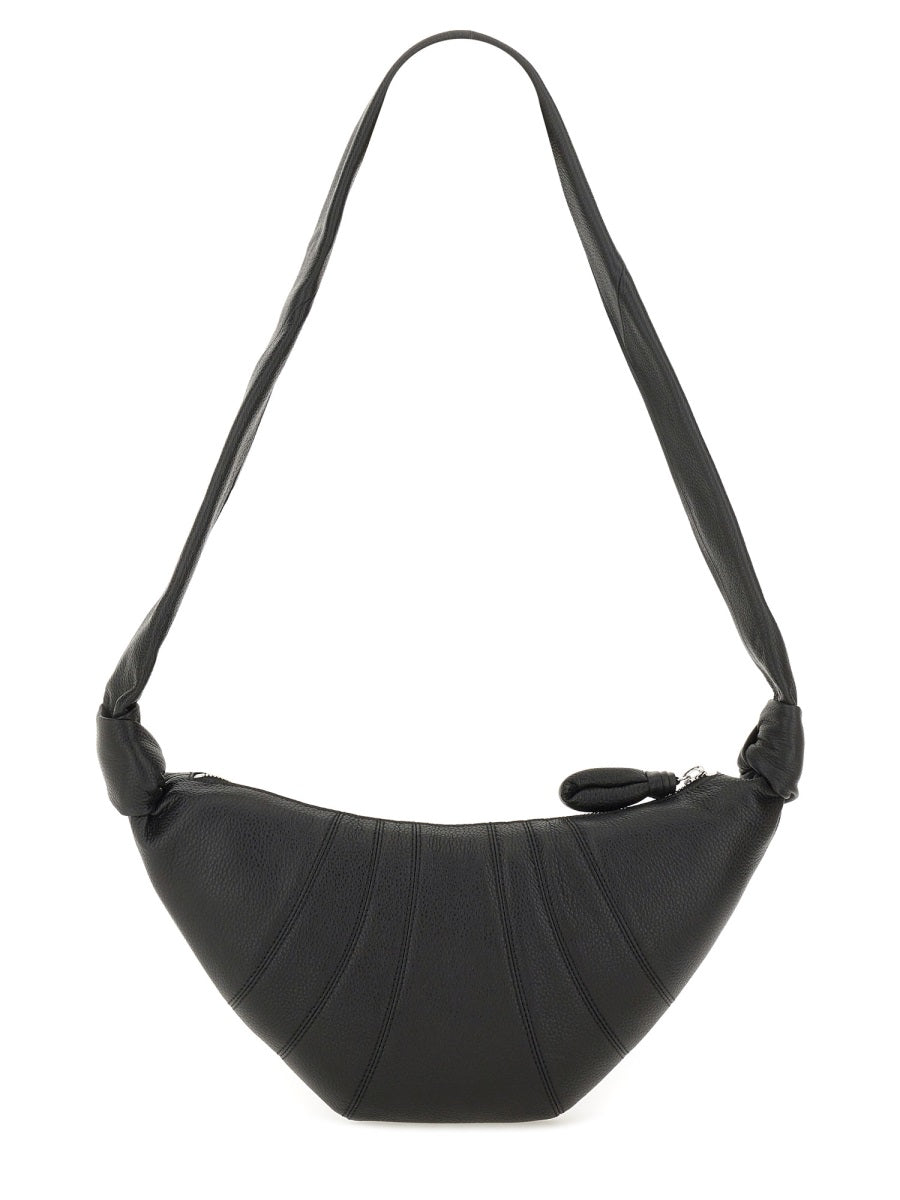 Lemaire Lambskin Leather Shoulder Bag — Black