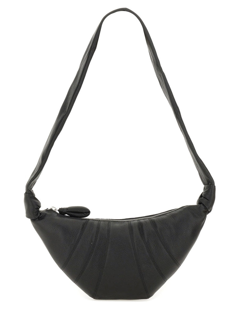 Lemaire Lambskin Leather Shoulder Bag — Black
