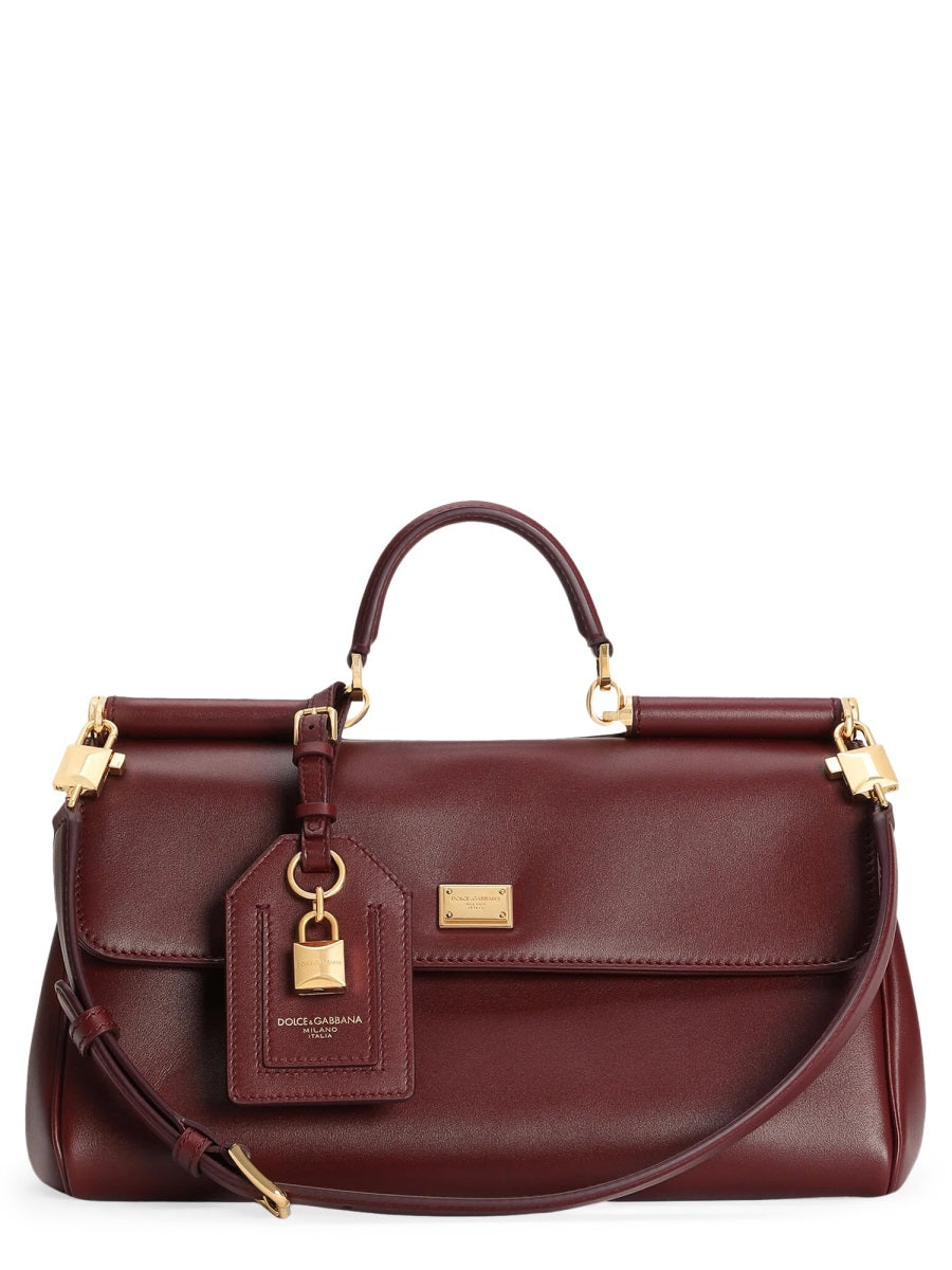 Dolce & Gabbana Shoulder Bag — Bordeaux Leather