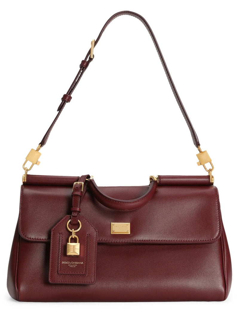 Dolce & Gabbana Shoulder Bag — Bordeaux Leather
