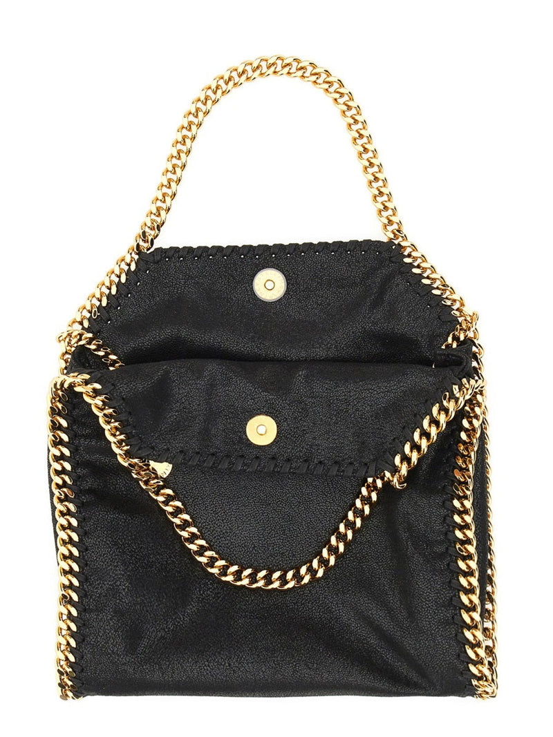 Stella Mccartney Falabella Mini Shoulder Bag — Black